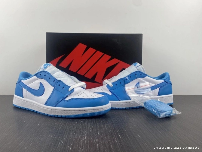 Official Maikesneakers 1 Low x UNC Air Jordan SB Nike CJ7891-401 0805